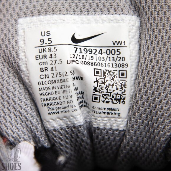 Nike Air Mavin Low 'Wolf Grey' Men's Basketball Sneaker - Size 9.5 - Picture 10 of 14